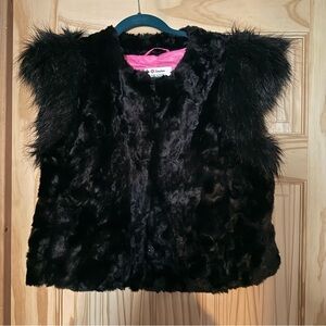 Neiman Marcus Skaist Taylor Black Teddy Jacket